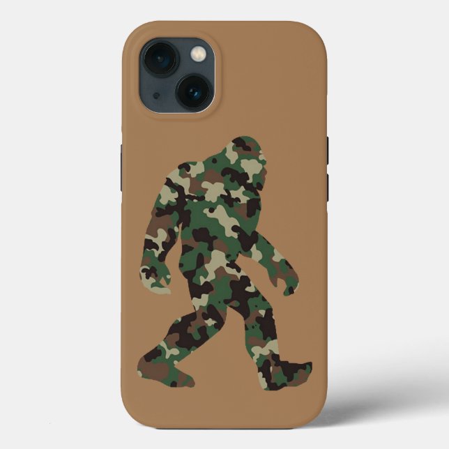 Funda De Case-Mate Para iPhone Bigfoot Sasquatch Camuflaje (Reverso )