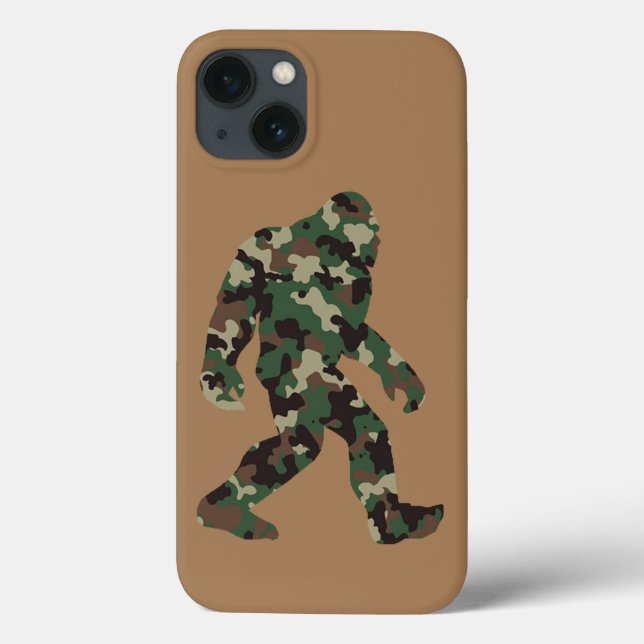 Funda De Case-Mate Para iPhone Bigfoot Sasquatch Camuflaje (Reverso)