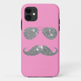 title_seo2 Bigote divertido del diamante con los vidrios