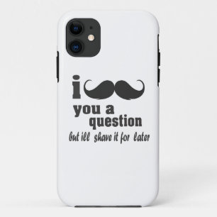 Funda Para iPhone 11 Bigote I usted una pregunta