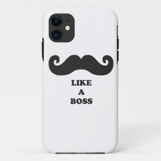 Funda Para iPhone 11 Bigote su iPhone 5 como BOSS