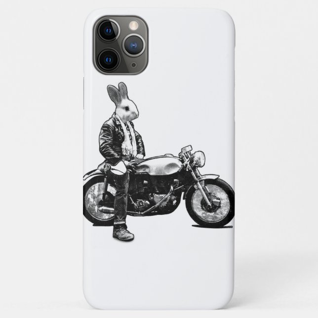 Funda De Case-Mate Para iPhone Biker Bunny (Reverso)