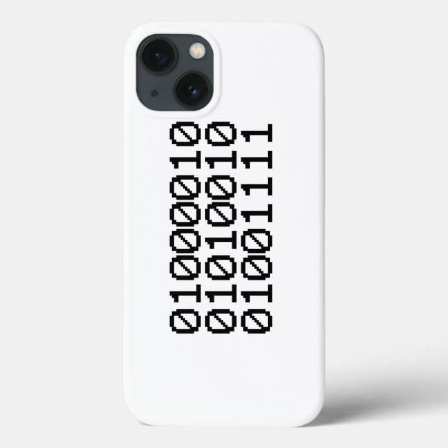 FUNDA DE Case-Mate PARA iPhone BINARY BRO (Reverso)