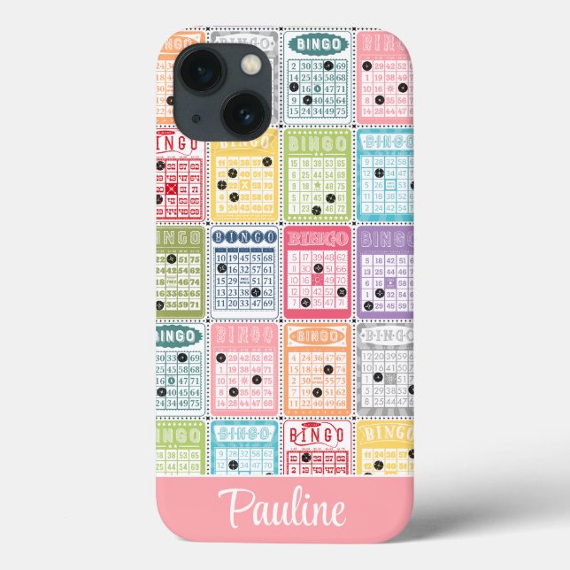 Funda De Case-Mate Para iPhone Bingo retro (Reverso)
