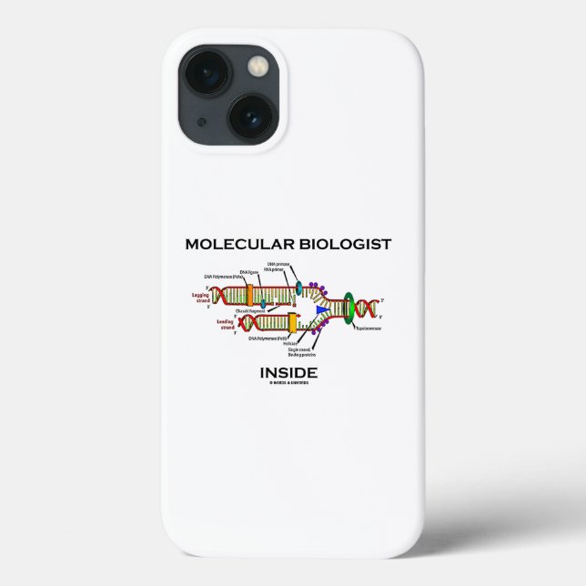 Funda De Case-Mate Para iPhone Biólogo molecular dentro de la replicación del ADN (Reverso)