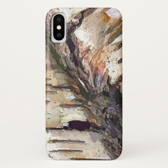 FUNDA DE Case-Mate PARA iPhone BIRCH BARK (Reverso)
