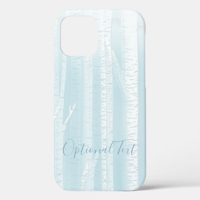 Funda De Case-Mate Para iPhone Birch Trees Trunks (Reverso )