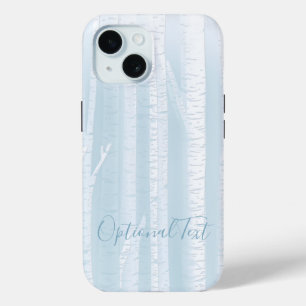 Funda Para iPhone 15 Birch Trees Trunks