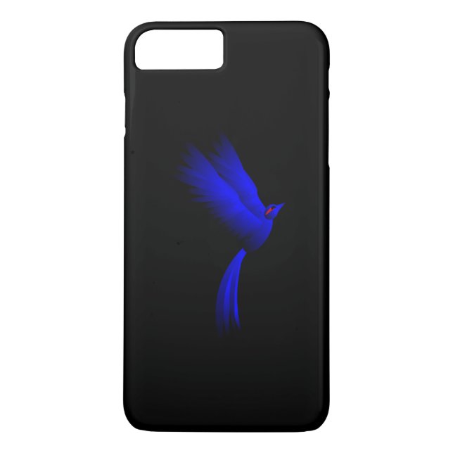 Funda De Case-Mate Para iPhone Bird Blue Fire (Reverso)