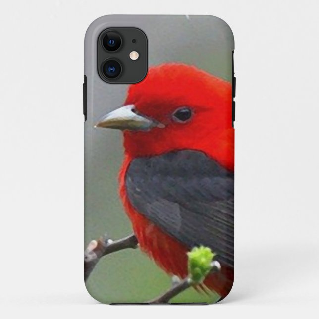 Funda De Case-Mate Para iPhone Bird red_iphone (Reverso)