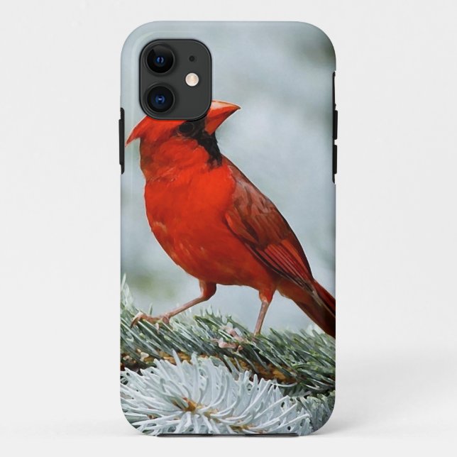 Funda De Case-Mate Para iPhone Bird red_iphone (Reverso)