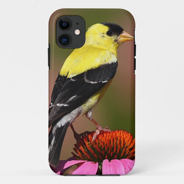 Funda De Case-Mate Para iPhone Bird yellow_iphone (Reverso)