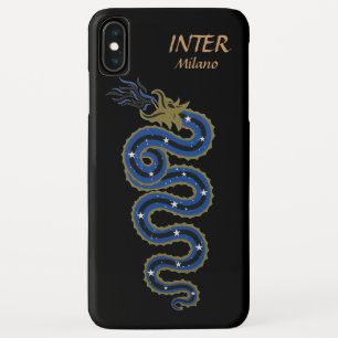 Funda Para iPhone XS Max Biscione Nerazzurro, estuche iphone (negro)