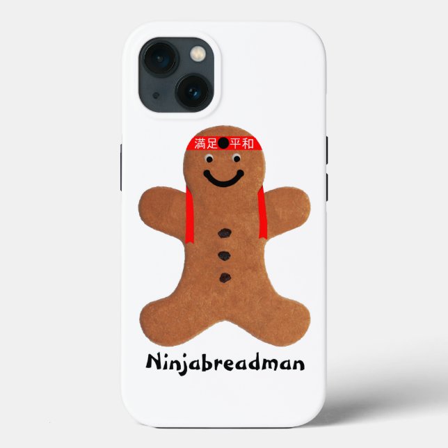 Funda De Case-Mate Para iPhone Bizcocho de Ninjabreadman (galleta) (Reverso )