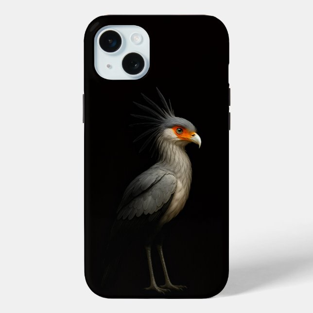 Funda De Case-Mate Para iPhone Black 4 Luxe, Exotic Secretarybird (Reverso )