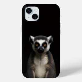 Funda Para iPhone 15 Mini Black 4 Luxe, Gentle Lemur iPhone 15 Plus