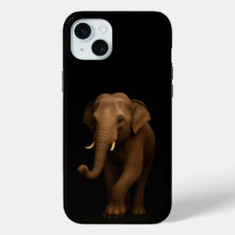 Funda Para iPhone 15 Mini Black 4 Luxe, Indian Elephant iPhone 15 Plus