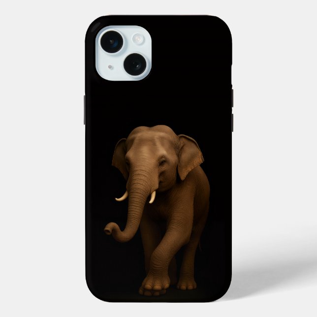 Funda De Case-Mate Para iPhone Black 4 Luxe, Indian Elephant iPhone 15 Plus (Reverso )