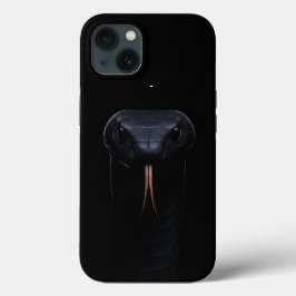 Funda Para iPhone 13 Black 4 Luxe iPhone 13 Funda, Black Mamba Elegance