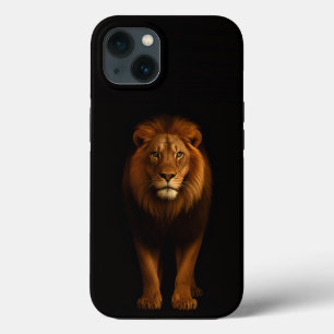 Funda Para iPhone 13 Black 4 Luxe iPhone 13, León Majestuoso