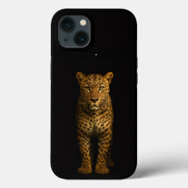 Funda Para iPhone 13 Black 4 Luxe iPhone 13, Majestuoso Leopardo