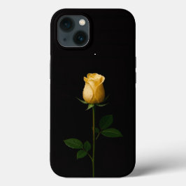 Funda Para iPhone 13 Black 4 Luxe iPhone 13, Sunlit Yellow Rose