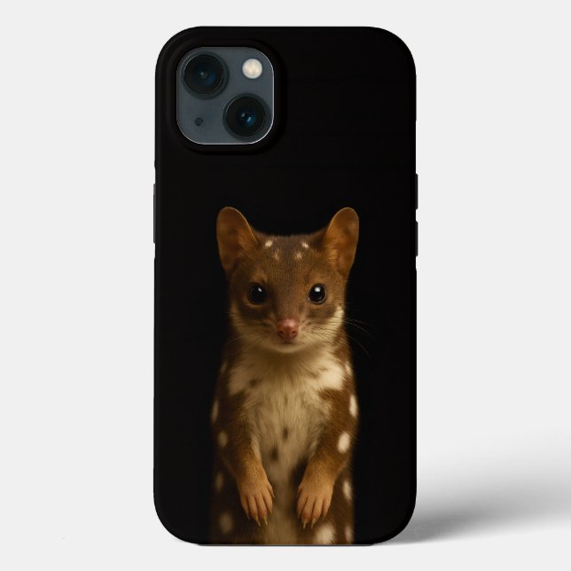 Funda De Case-Mate Para iPhone Black 4 Luxe iPhone 13, Sweet Quoll (Reverso )