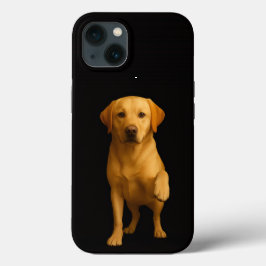 Funda Para iPhone 13 Black 4 Luxe iPhone 13, Tender Labrador Dog