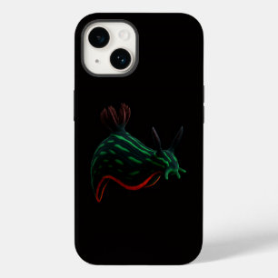 Funda Para iPhone 14 De Case-Mate Black 4 Luxe iPhone 14 Mate, Babosa de Mar Neon