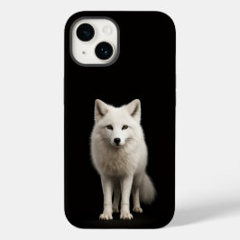 Funda Para iPhone 14 De Case-Mate Black 4 Luxe iPhone 14 Mate, Ivory Arctic Fox