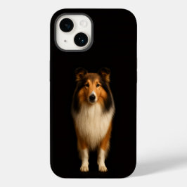 Funda Para iPhone 14 De Case-Mate Black 4 Luxe iPhone 14 Mate, Loyal Collie