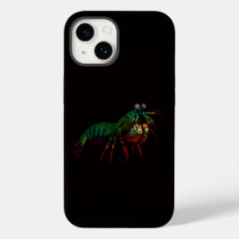 Funda Para iPhone 14 De Case-Mate Black 4 Luxe iPhone 14 Mate, Mantis Shrimp