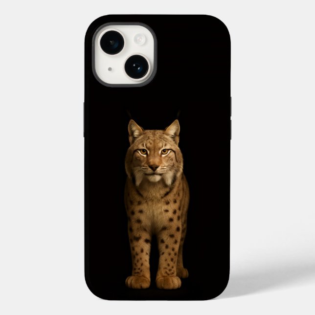 Funda De Case-Mate Para iPhone Black 4 Luxe iPhone 14 Mate, Silent Lynx (Reverso )