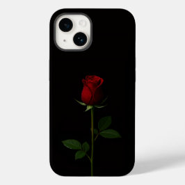 Funda Para iPhone 14 De Case-Mate Black 4 Luxe iPhone 14 Mate, Velvet Red Rose