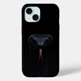 Funda Para iPhone 15 Black 4 Luxe iPhone 15 Funda-Mate, Black Mamba