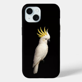 Funda Para iPhone 15 Black 4 Luxe iPhone 15 Mate, Crested Cockatoo
