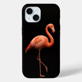 Funda Para iPhone 15 Black 4 Luxe iPhone 15 Mate, Flamingo Rosa