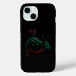 Funda Para iPhone 15 Black 4 Luxe iPhone 15 Mate, Neon Sea Slug