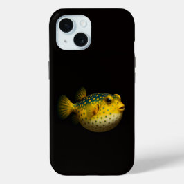 Funda Para iPhone 15 Black 4 Luxe iPhone 15 Mate, Yellow Putterfish
