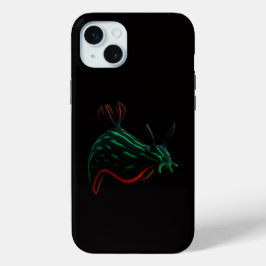 Funda Para iPhone 15 Mini Black 4 Luxe iPhone 15 Plus, Neon Sea Slug