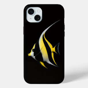 Funda Para iPhone 15 Mini Black 4 Luxe iPhone 15 Plus, Pez Ídolo Morisco