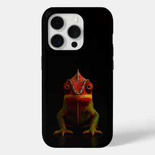 Funda Para iPhone 15 Pro Black 4 Luxe iPhone 15 Pro Mate, Camaleón Panther