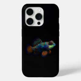 Funda Para iPhone 15 Pro Black 4 Luxe iPhone 15 Pro Mate, Dragonet Mandarin