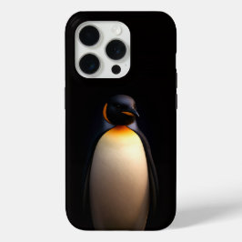 Funda Para iPhone 15 Pro Black 4 Luxe iPhone 15 Pro Mate, Emperor Penguin