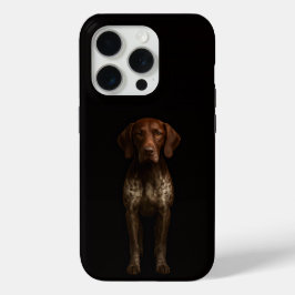 Funda Para iPhone 15 Pro Black 4 Luxe iPhone 15 Pro Mate, German Pointer
