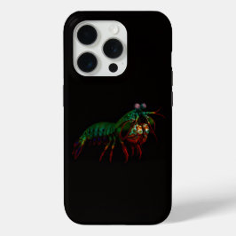 Funda Para iPhone 15 Pro Black 4 Luxe iPhone 15 Pro Mate, Mantis Shrimp