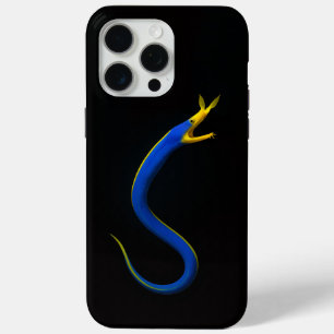 Funda Para iPhone 15 Pro Max Black 4 Luxe iPhone 15 Pro Max, Anguila de Cinta A
