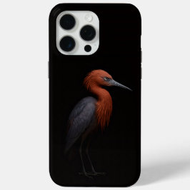Funda Para iPhone 15 Pro Max Black 4 Luxe iPhone 15 Pro Max, Reddish Egret