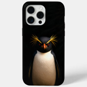 Funda Para iPhone 15 Pro Max Black 4 Luxe iPhone 15 Pro Max, Rockhopper Penguin