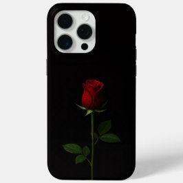 Funda Para iPhone 15 Pro Max Black 4 Luxe iPhone 15 Pro Max, Velvet Red Rose